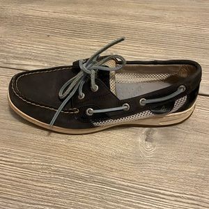 Women’s Navy Sperry Boat Shoe